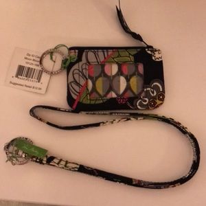Vera Bradley ID Case and Lanyard